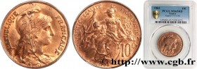 III REPUBLIC
Type : 10 centimes Daniel-Dupuis 
Date : 1903 
Quantity minted : 3650000 
Metal : bronze 
Diameter : 30  mm
Orientation dies : 6  h.
Weig...
