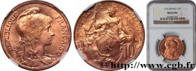 III REPUBLIC
Type : 10 centimes Daniel-Dupuis 
Date : 1916 
Quantity minted : 22477154 
Metal : bronze 
Diameter : 30  mm
Orientation dies : 6  h.
Wei...