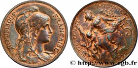 III REPUBLIC
Type : 5 centimes Daniel-Dupuis, Fautée Coins Tournés 
Date : 1904 
Quantity minted : 8000000 
Metal : bronze 
Diameter : 25  mm
Orientat...