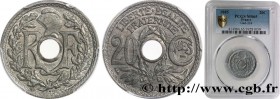 PROVISIONAL GOVERNEMENT OF THE FRENCH REPUBLIC
Type : 20 centimes Lindauer 
Date : 1945 
Quantity minted : 6003000 
Metal : zinc 
Diameter : 24  mm
Or...