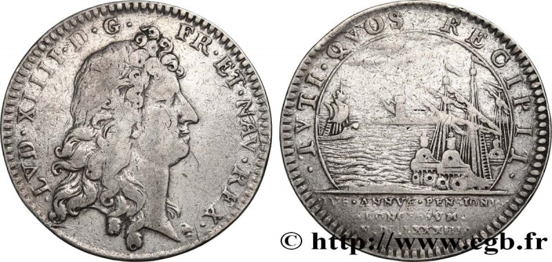 NAVY - ROYAL GALLEYS
Type : LOUIS XIV 
Date : 1683 
Mint name / Town : s.l. 
Met...