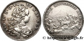 MAISON DU ROI - SILVERWARE
Type : Argenterie du roi 
Date : 1719 
Metal : silver 
Diameter : 28,5  mm
Orientation dies : 6  h.
Weight : 6,72  g.
Edge ...