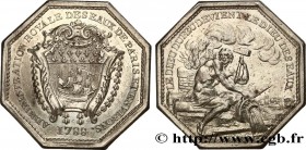CORPORATIONS
Type : OFFICIERS DES EAUX DE PARIS 
Date : 1788 
Metal : silver 
Diameter : 35  mm
Orientation dies : 12  h.
Weight : 16,85  g.
Edge : li...