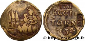 ROUYER - XI. MÉREAUX (TOKENS) AND SIMILAR COINS
Type : Méreau de Tournai 
Date : n.d. 
Metal : bronze 
Diameter : 26,5  mm
Orientation dies : 9  h.
We...