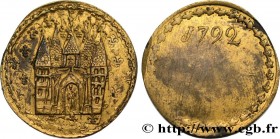 ROUYER - XI. MÉREAUX (TOKENS) AND SIMILAR COINS
Type : Méreau de Tournai 
Date : n.d. 
Metal : bronze 
Diameter : 18,50  mm
Orientation dies : 9  h.
W...