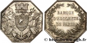 BANKS - CRÉDIT INSTITUTIONS
Type : Banque d’escompte de Paris 
Date : (fin 1879) 
Date : 1878 
Metal : silver 
Diameter : 35,5  mm
Orientation dies : ...
