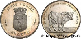 INSURANCES
Type : La Société mutuelle d’assurances contre la mortalité des bestiaux 
Date : 1880 
Metal : silver 
Diameter : 35  mm
Weight : 21,60  g....