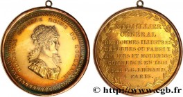 MÉDAILLIER GÉNÉRAL DES HOMMES ILLUSTRES, CÉLÈBRES OU FAMEUX, ANCIENS ET MODERNES
Type : Médaille, Joséphine Eugénie 
Date : (1801) 
Metal : gilt coppe...