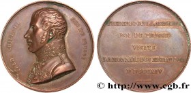 PREMIER EMPIRE / FIRST FRENCH EMPIRE
Type : Médaille, Visite du roi de Prusse à la Monnaie des Médailles 
Date : 1814 
Metal : copper 
Diameter : 40  ...