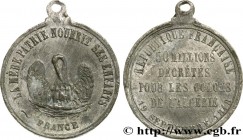 SECOND REPUBLIC
Type : Médaille, décret de colonisation de l’Algérie 
Date : 1848 
Metal : tin 
Diameter : 29  mm
Weight : 6,82  g.
Edge : lisse 
Punc...