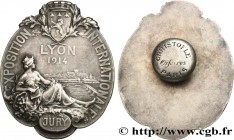 III REPUBLIC
Type : Insigne de Jury, Exposition internationale 
Date : 1914 
Mint name / Town : 69 - Lyon 
Metal : silver 
Diameter : 38  mm
Weight : ...