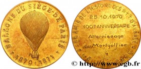 V REPUBLIC
Type : Médaille, 100e anniversaire de l’atterrissage du montgolfier à Heilicenberg 
Date : 1970 
Metal : brass 
Diameter : 42,9  mm
Weight ...