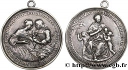 NETHERLANDS
Type : Médaille de mariage 
Date : n.d. 
Metal : silver 
Diameter : 62  mm
Engraver : P. van Abeele 
Weight : 32,51  g.
Edge : lisse 
Obve...