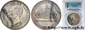 CAMBODIA
Type : Médaille d’hommage des mandarins : Norodom Ier 
Date : 1902 
Quantity minted : - 
Metal : silver 
Diameter : 34,3  mm
Orientation dies...