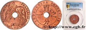 FRENCH INDOCHINA
Type : 1 Centième 
Date : 1939 
Mint name / Town : Paris 
Quantity minted : 17589000 
Metal : bronze 
Diameter : 26  mm
Orientation d...