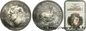 SOUTH AFRICA
Type : 5 Shillings Proof Georges VI 
Date : 1947 
Mint name / Town : Pretoria 
Quantity minted : 5600 
Metal : silver 
Millesimal finenes...