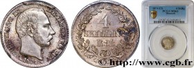 DENMARK - KINGDOM OF DENMARK - CHRISTIAN IX
Type : 4 Skilling 
Date : 1874 
Mint name / Town : Copenhague 
Metal : silver 
Millesimal fineness : 250  ...