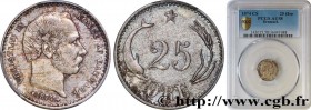 DENMARK - KINGDOM OF DENMARK - CHRISTIAN IX
Type : 25 Ore 
Date : 1874 
Mint name / Town : Copenhague 
Metal : silver 
Millesimal fineness : 600  ‰
Di...