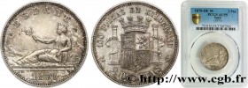 SPAIN
Type : 2 Pesetas “ESPAÑA” (18-73) 
Date : 1870 
Mint name / Town : Madrid 
Quantity minted : 11880000 
Metal : silver 
Millesimal fineness : 835...