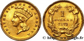 UNITED STATES OF AMERICA
Type : 1 Dollar ”Indian Princess” 
Date : 1873 
Mint name / Town : Philadelphie 
Quantity minted : 125125 
Metal : gold 
Mill...