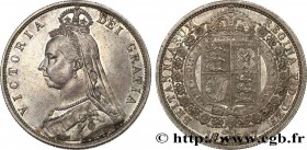 GREAT-BRITAIN - VICTORIA
Type : 1/2 Crown buste du jubilé 
Date : 1887 
Mint name / Town : Londres 
Quantity minted : 1438000 
Metal : silver 
Millesi...