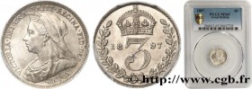 GREAT-BRITAIN - VICTORIA
Type : 3 Pence buste du jubilé 
Date : 1897 
Quantity minted : 4541294  
Metal : silver 
Millesimal fineness : 925  ‰
Diamete...
