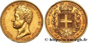 ITALY - KINGDOM OF SARDINIA - CHARLES-ALBERT
Type : 100 Lire 
Date : 1835 
Mint name / Town : Gênes 
Quantity minted : 8513 
Metal : gold 
Millesimal ...