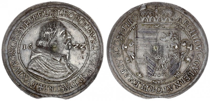 Austria Holy Roman Empire 1 Thaler 1622 Archduke Leopold V monarch of Tyrol (161...
