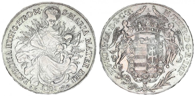 Austria Holy Roman Empire 1 Thaler Hungary 1780 SK-PD B Kremnitz. Maria Theresia...