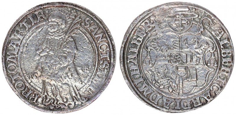 Roman German Empire 1 Thaler 1538 Halberstadt. Albrecht von Brandenburg (1513 - ...
