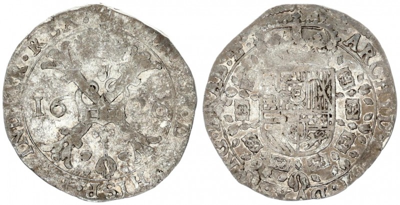 Spanish Netherlands 1 Patagon 1626 Brabant. Philip IV (1621-1665) Brussels. Av.:...