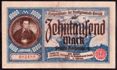 Germany 10000 Mark banknote 1923. 082488. P# 18