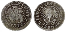 Lithuania 1/2 Grosz 1512 Sigismund I the Old 1506-1548 - Lithuanian coins ½ Grossus 1512 Vilnius variant with shortened date 1Z very nice. Silver. Iva...
