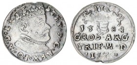 Lithuania 3 Groszy 1584 Stephen Báthory 1576-1586 - Lithuanian coinsVilnius at the bottom of the reverse of the leaf next to LIT Silver. Iger V.84.1.a...