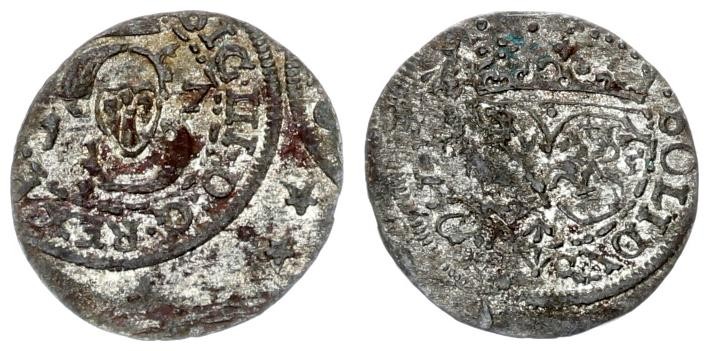 Lithuania 1 Shilling 1617 Sigismund III Vasa 1587-1632 - Lithuanian coins Vilniu...