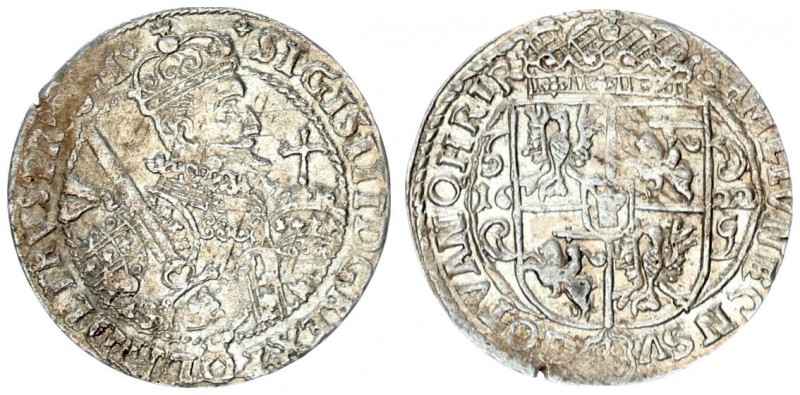 Poland 1 Ort 1622 Bydgoszcz(PRVS M+). Sigismund III Vasa(1587-1632). Crown coins...