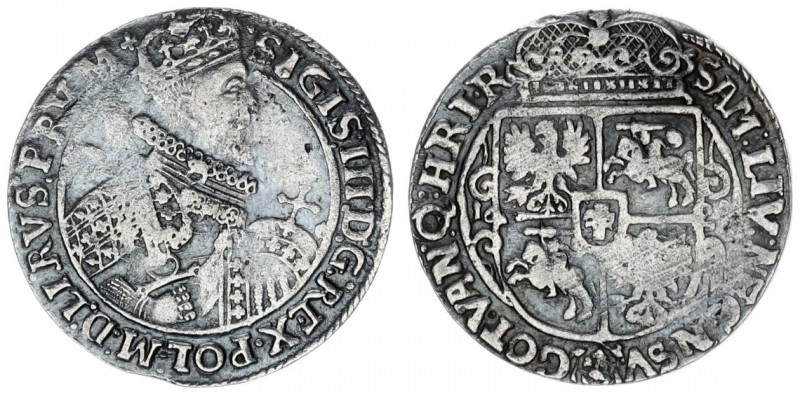 Poland 1 Ort 1622 Bydgoszcz(PRV M+). Sigismund III Vasa(1587-1632). Crown coins ...