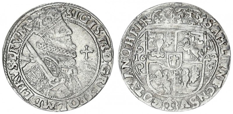 Poland 1 Ort 1622 Bydgoszcz(PRV.M.x). Sigismund III Vasa(1587-1632). Crown coins...