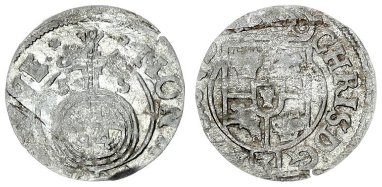 Poland 1/24 Thaler 1635 Christina 1632-1654 - Swedish occupation - the city of E...