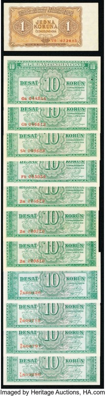 Czechoslovakia Group of 26 Very Fine-Crisp Uncirculated. Multiple examples are c...