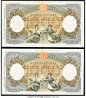 Italy Banca d'Italia 1000 Lire 1939-1940 Pick 56c Two Examples Very Fine. 

HID09801242017

© 2020 Heritage Auctions | All Rights Reserved