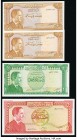 Jordan Central Bank 1/2, 1, 5 Dinars ND (L. 1959) Pick 13c (2); 14b, 15b Four Examples Crisp Uncirculated. 

HID09801242017

© 2020 Heritage Auctions ...