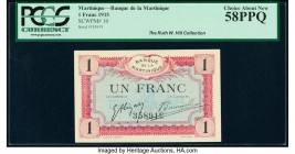 Martinique Banque de la Martinique 1 Francs 1915 Pick 10 PCGS Choice About New 58PPQ. 

HID09801242017

© 2020 Heritage Auctions | All Rights Reserved...