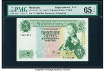 Mauritius Bank of Mauritius 25 Rupees ND (1967) Pick 32b* Replacement PMG Gem Uncirculated 65 EPQ. 

HID09801242017

© 2020 Heritage Auctions | All Ri...