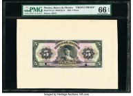Mexico Banco de Mexico 5 Pesos 8.9.1954 Pick 57cp1 Front Proof PMG Gem Uncirculated 66 EPQ. Two POCs.

HID09801242017

© 2020 Heritage Auctions | All ...