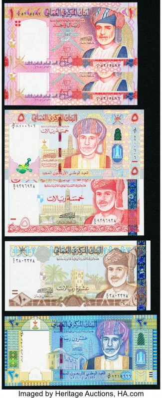Oman Group Lot of 6 Examples Crisp Uncirculated. 

HID09801242017

© 2020 Herita...