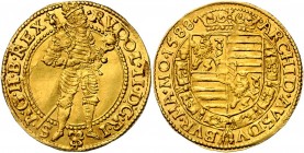 RUDOLF II&nbsp;
1 Ducat, 1588, Praha, 3,47g, Hal. 295&nbsp;

EF | EF
