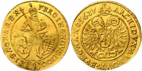 FERDINAND II&nbsp;
2 Ducats, 1637, Praha, 6,95g, Hal. 725&nbsp;

EF | EF