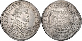 FERDINAND II&nbsp;
1 Thaler, 1631, Graz, 28,33g, Her. 430/429&nbsp;

about UNC | about UNC , R!