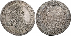 LEOPOLD I&nbsp;
1 Thaler, 1672, Wien, 28,82g, Dav. 3227&nbsp;

about UNC | about UNC , konec střížku | edge of the flan